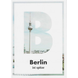 Postkarte - Berlin ist spitze